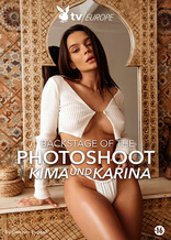 The backstage of the photoshoot : Kima und Karina