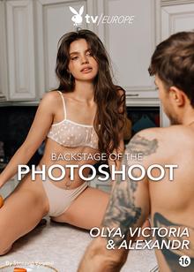 The backstage of the photoshoot: Olya, Victoria und Alexandra