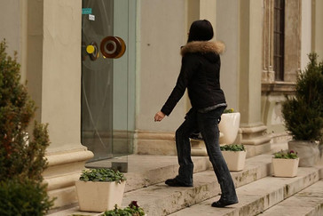 Anissa & Lola at Nursing School