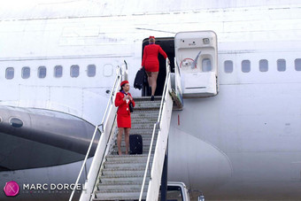The flight attendants