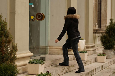 Anissa & Lola at Nursing School