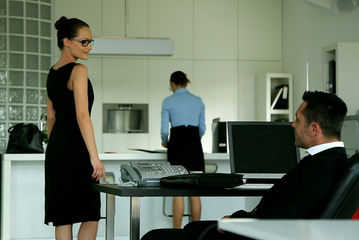 Secretary with Glasses