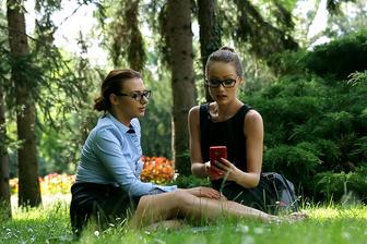 Secretary with Glasses