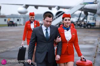 The flight attendants